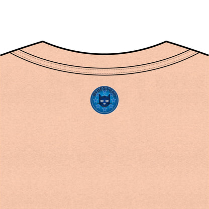Bluestray Cat V-Neck Tee — Women's Graphic Cat Shirt