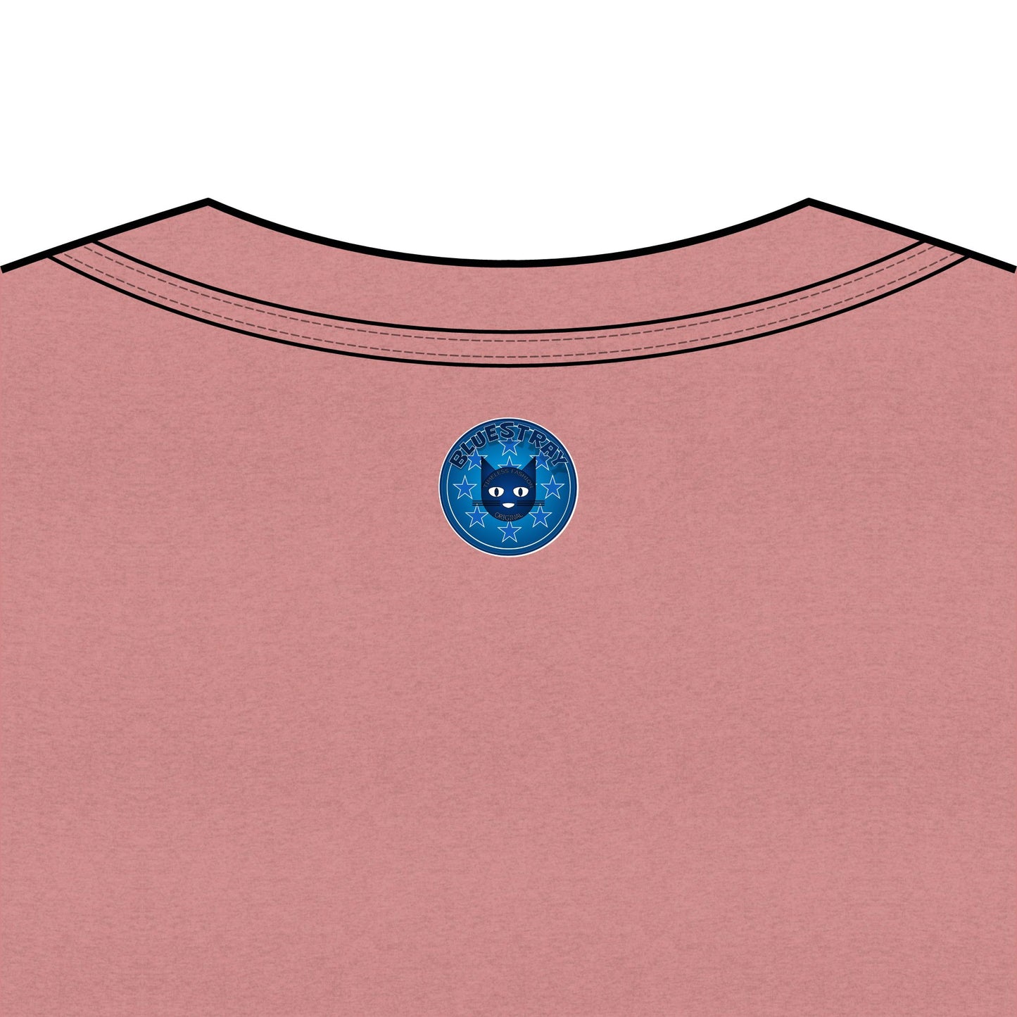 Bluestray Cat V-Neck Tee — Women's Graphic Cat Shirt