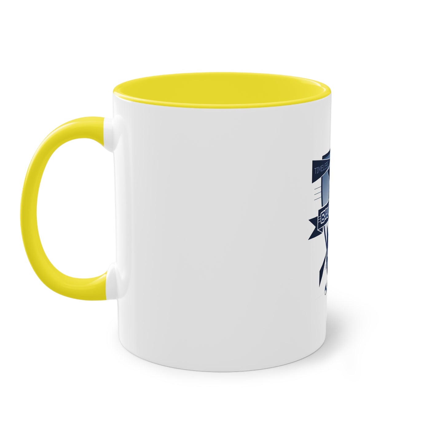 Bluestray Cat Crest Coffee Mug — Two-Tone 11oz