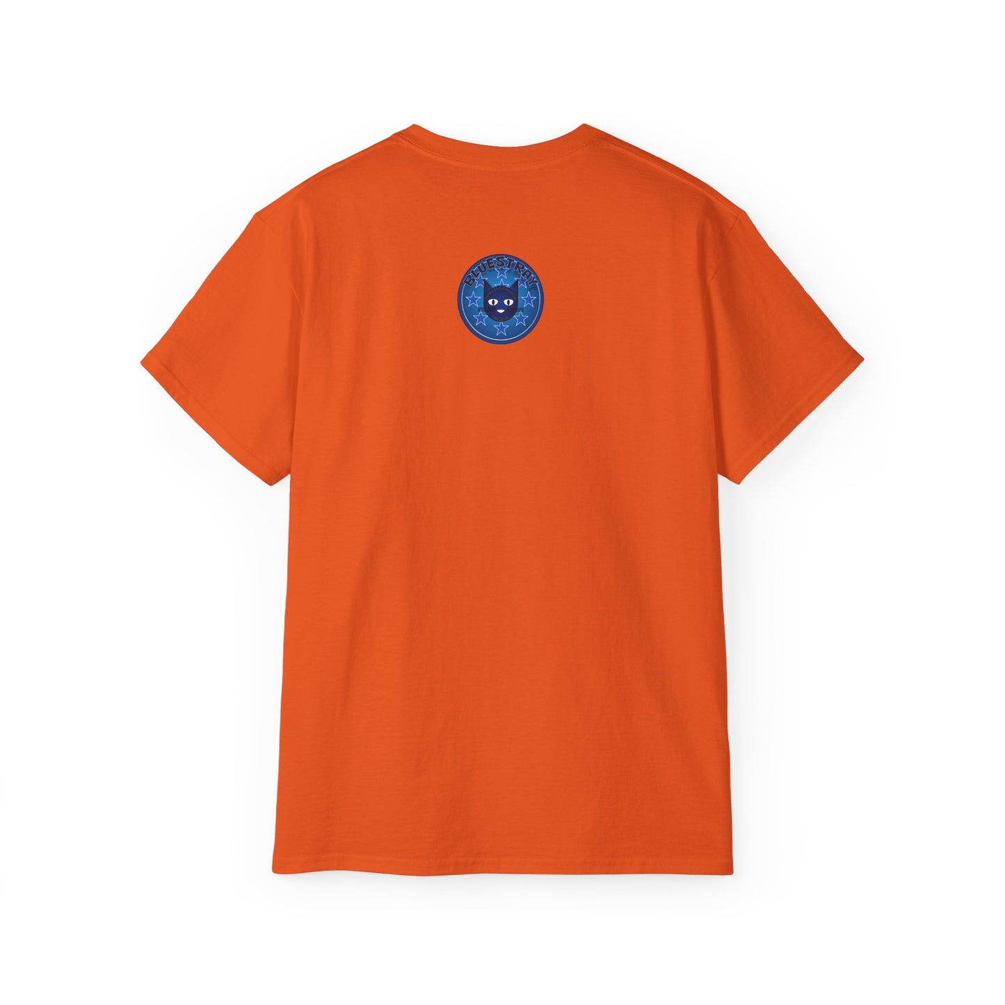 Bluestray Cat T‑Shirt — Blue Star Graphic Tee