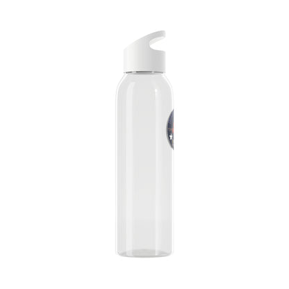 Sky Water Bottle — Clear Reusable Bottle with Nautical Bluestray Logo