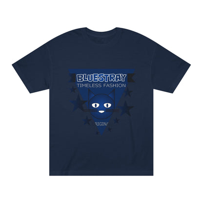 Bluestray Timeless Fashion Tee — Vintage Cat Triangle Logo T‑Shirt