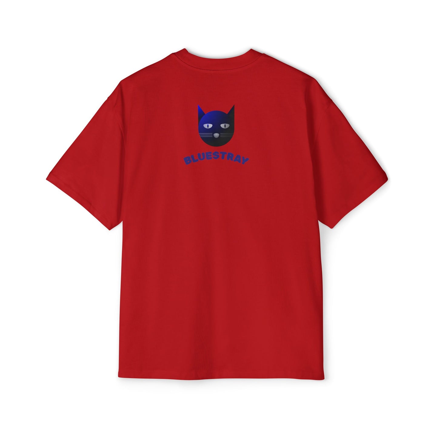 Bluestray Cat Tee — Graphic Men's Oversized T-Shirt