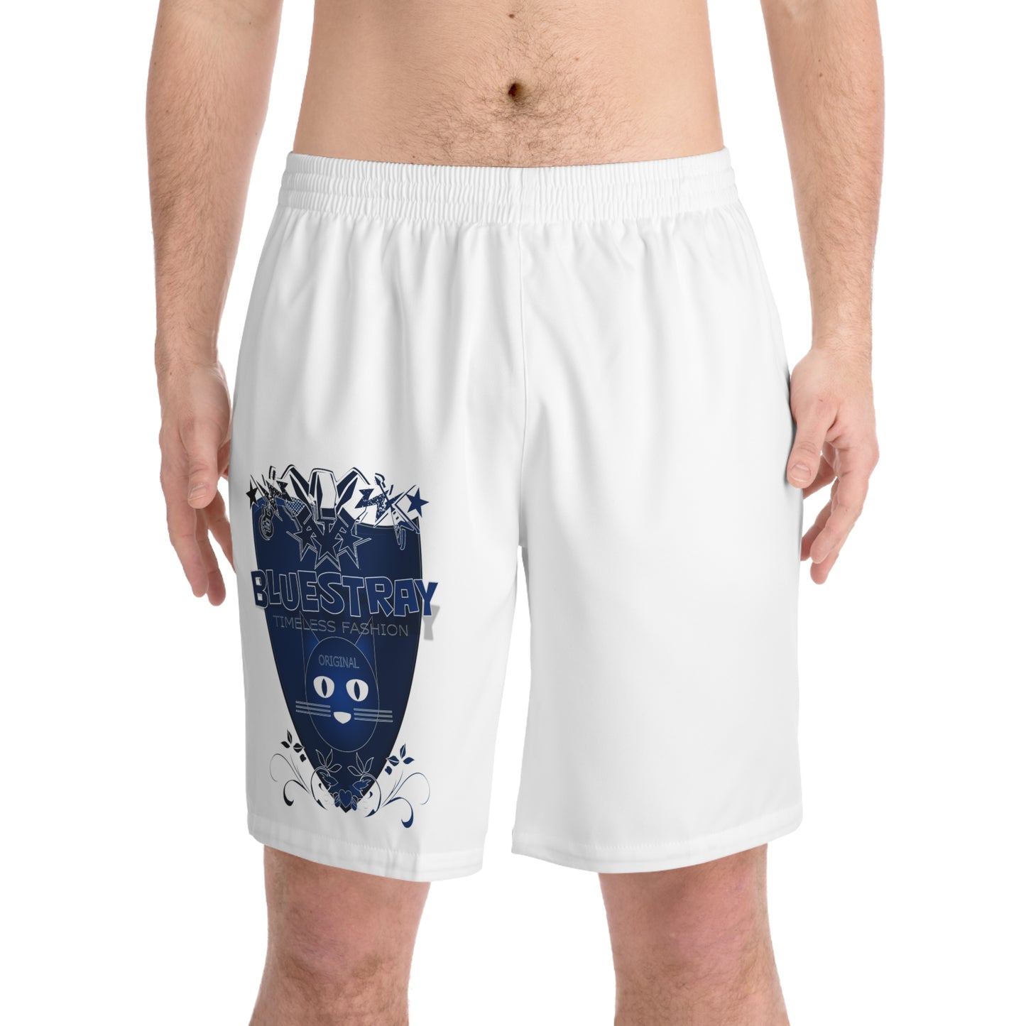 Beach Shorts — Bluestray Crest Graphic Swim Trunks