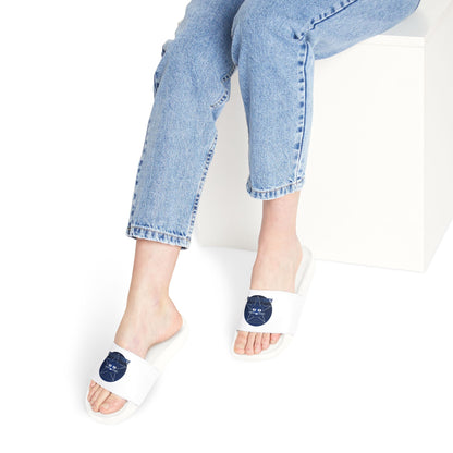Women's Slide Sandals — Removable-Strap Bluestray Cat Logo Slides
