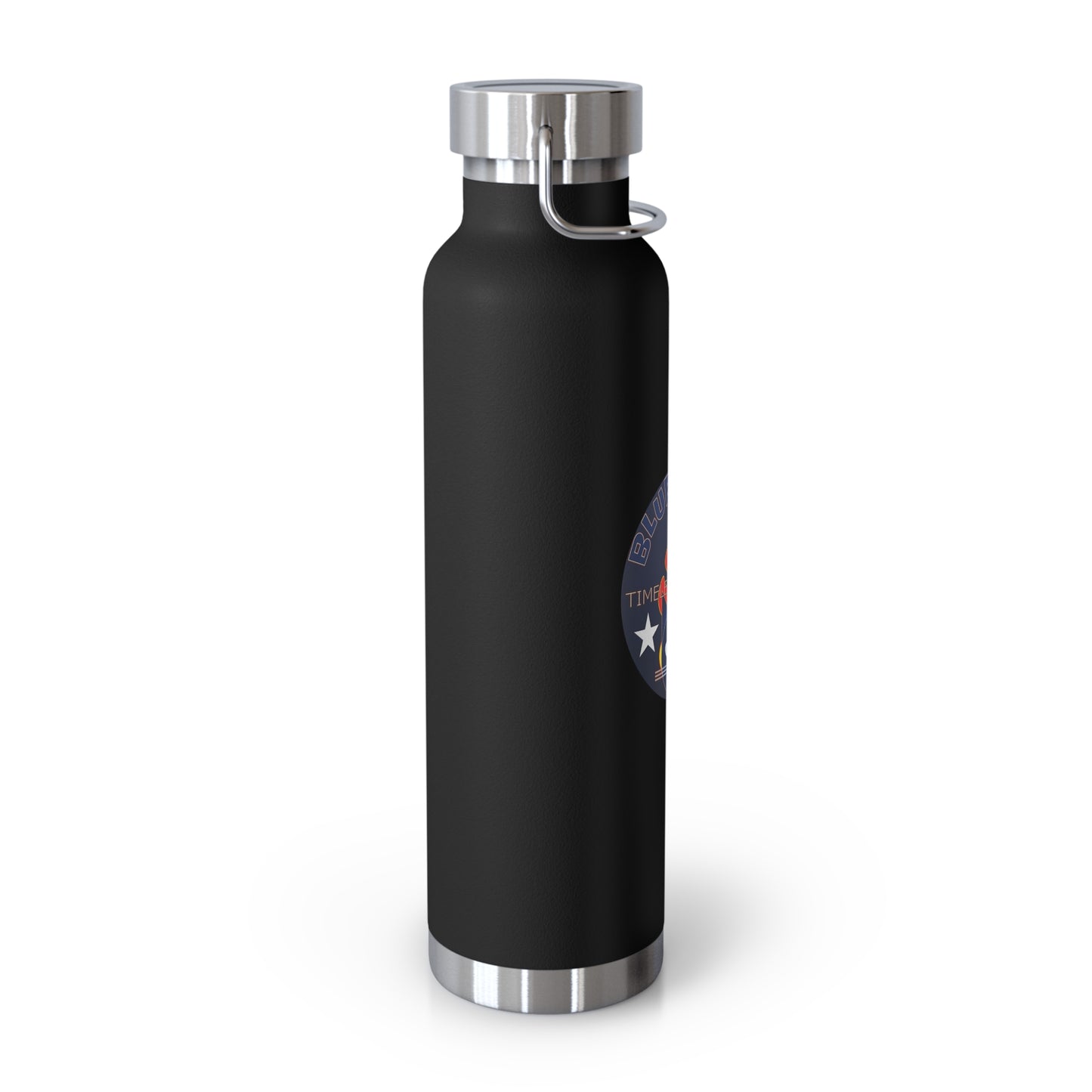 22oz Copper Bluestray Vacuum Bottle — Retro Campfire Logo Insulated Water Bottle