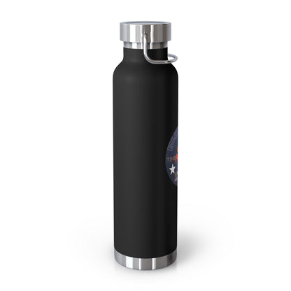 22oz Copper Bluestray Vacuum Bottle — Retro Campfire Logo Insulated Water Bottle