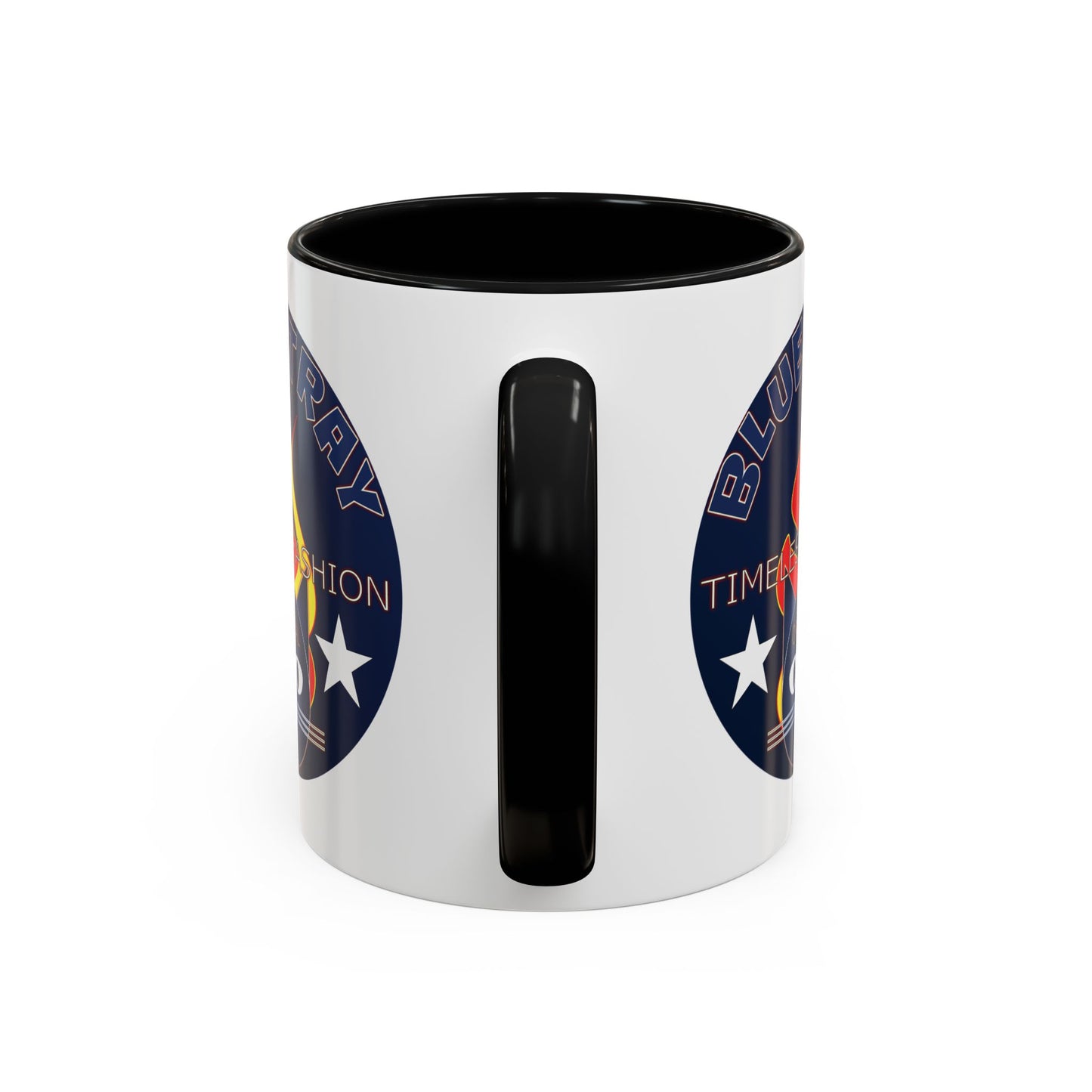 Bluestray Timeless Fashion Accent Coffee Mug — Retro Cat Logo 11/15oz