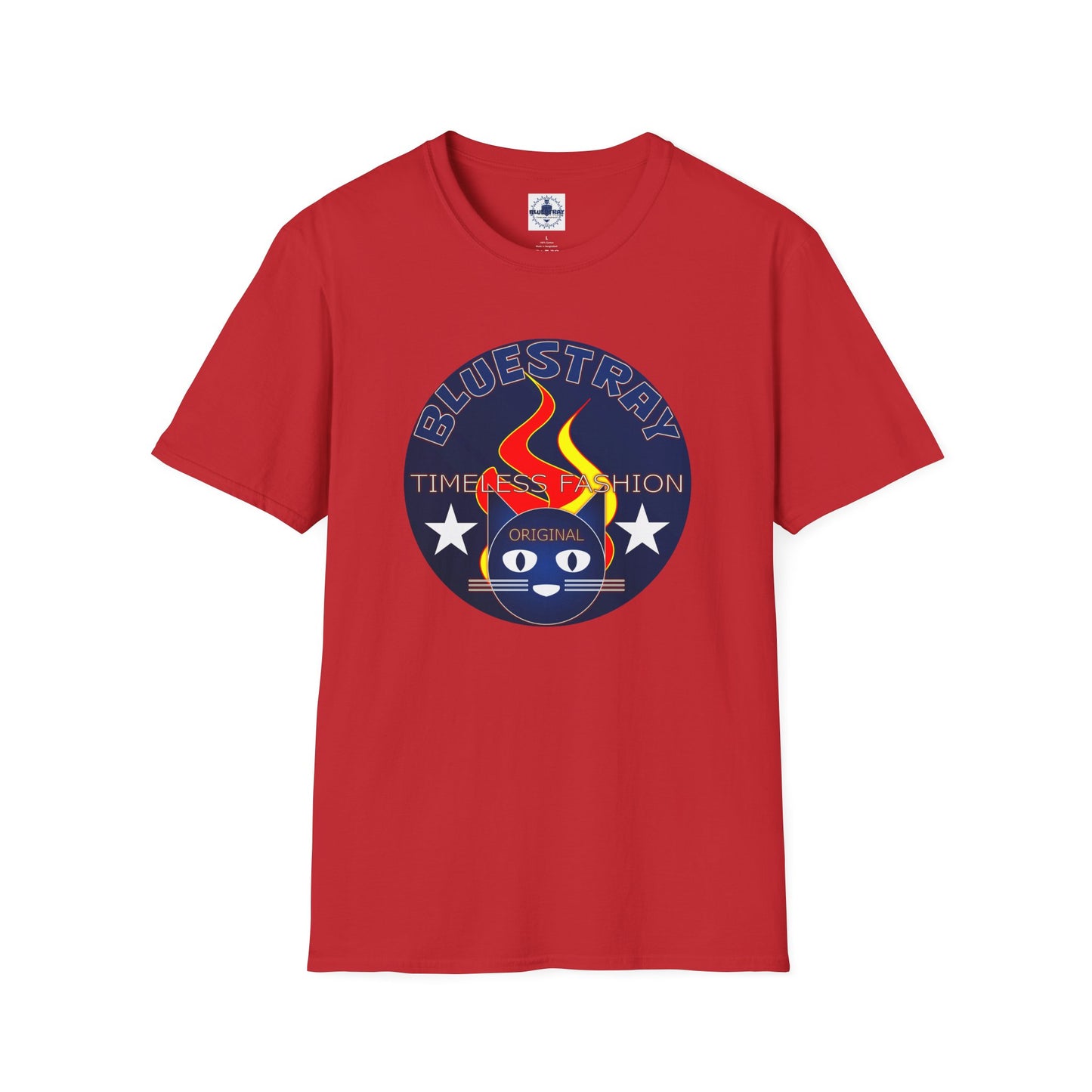 T-Shirt — Bluestary Timeless Fashion Graphic Tee (Flame Logo)