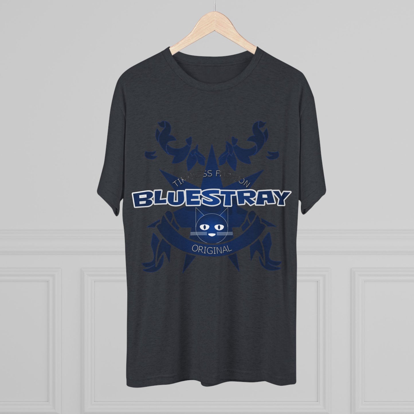 Bluestray Crab Graphic Tee — Nautical Cat Logo Short-Sleeve Shirt