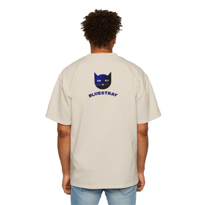 Bluestray Cat Tee — Graphic Men's Oversized T-Shirt