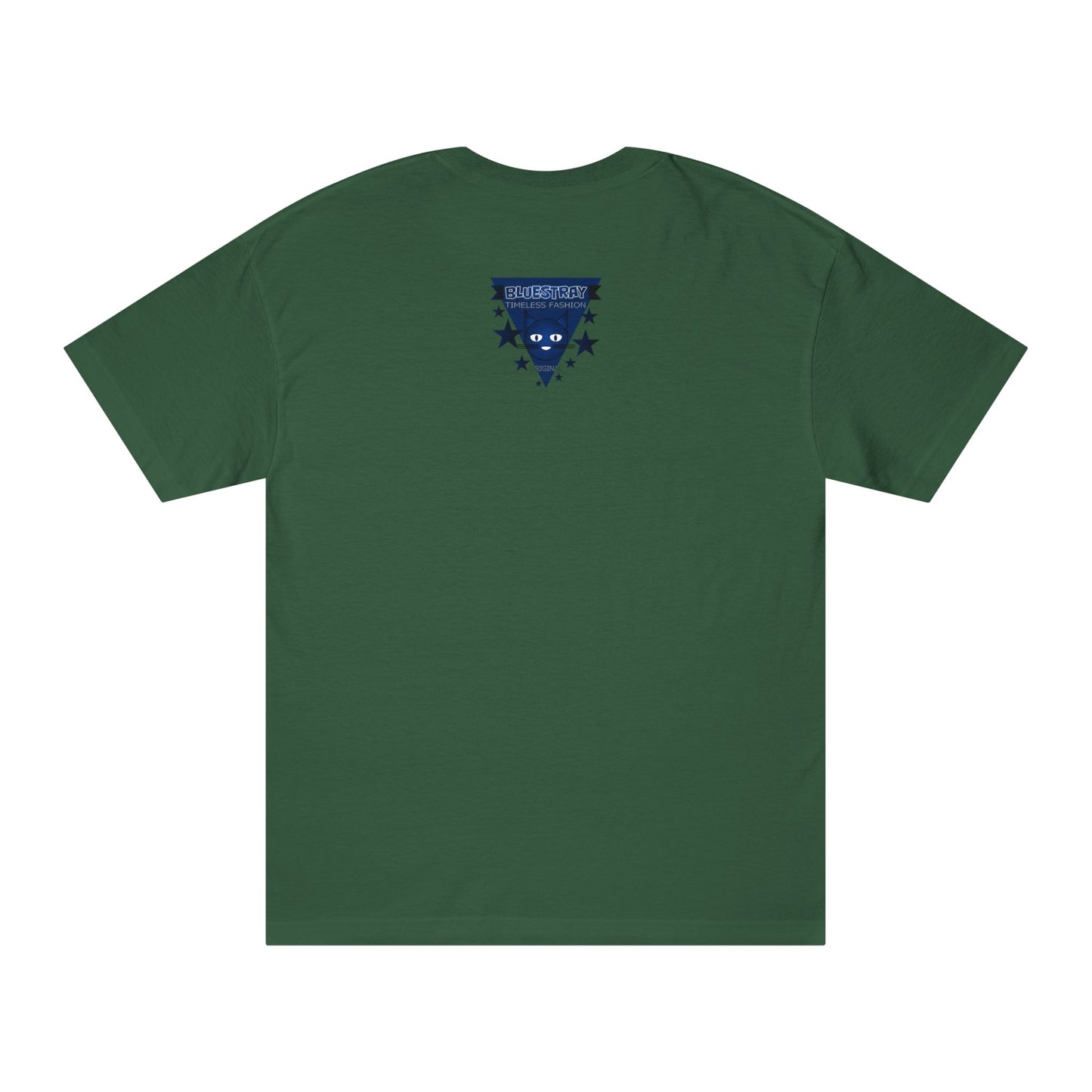 Bluestray Timeless Fashion Tee — Vintage Cat Triangle Logo T‑Shirt