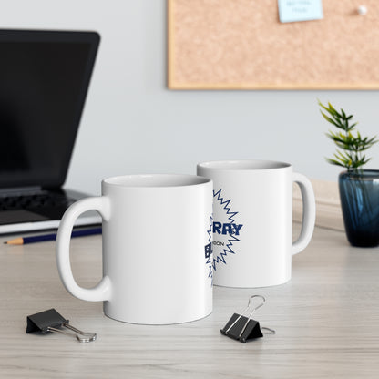 Bluestray Timeless Fashion 11oz Ceramic Mug — Retro Cat Shield Logo