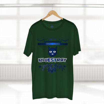 Bluestray Graphic Tee — Retro Cat Logo T-Shirt