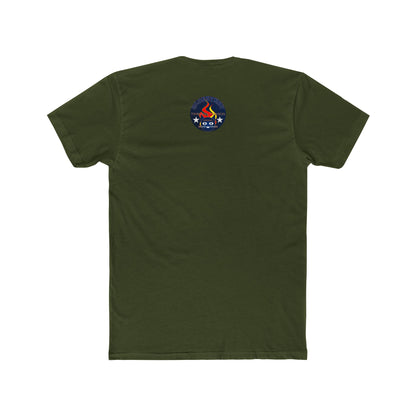 Retro Cat Flame Logo Tee — Bluestay Time & Motion Graphic T-Shirt