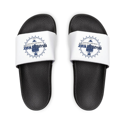 Men's Slide Sandals — Removable Strap Casual Pool & Beach Slides with Bluestray Logo