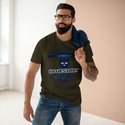 Bluestray Graphic Tee — Retro Cat Logo T-Shirt
