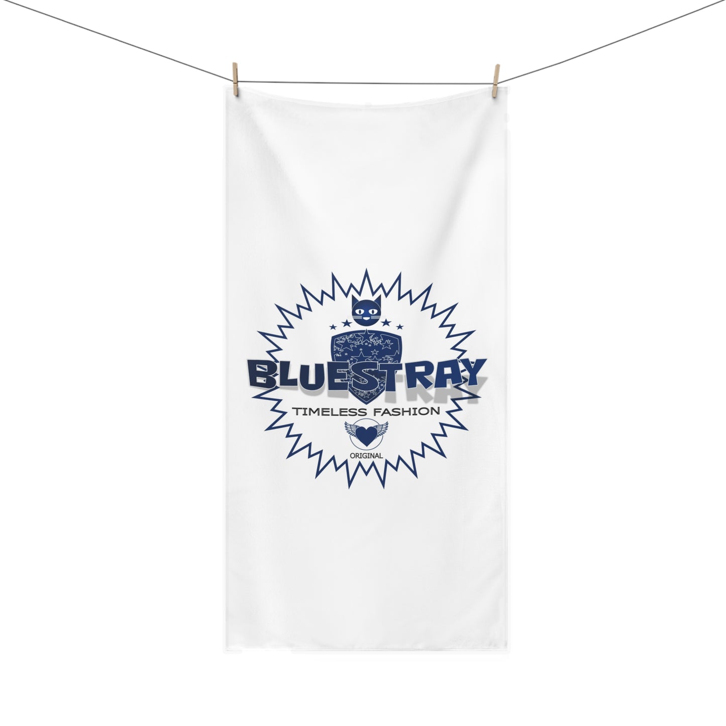 Bluestray Logo Beach Towel — Timeless Fashion Cotton Blend
