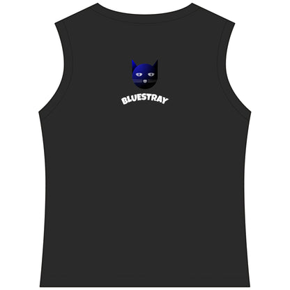 Bluestray Cat V-Neck Tank — Women's Sleeveless Graphic Tee