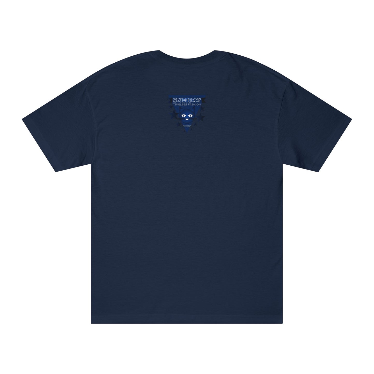 Bluestray Timeless Fashion Tee — Vintage Cat Triangle Logo T‑Shirt