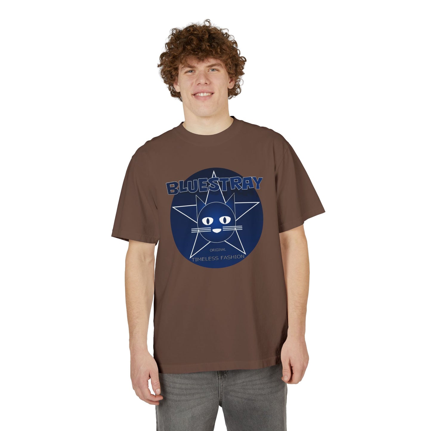 Bluestray Star Cat T-Shirt — Retro Graphic Tee
