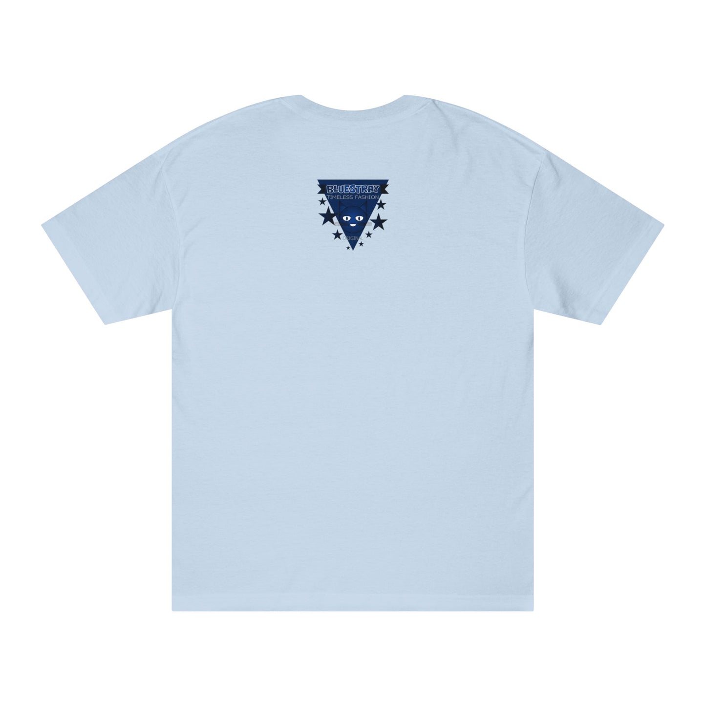 Bluestray Timeless Fashion Tee — Vintage Cat Triangle Logo T‑Shirt