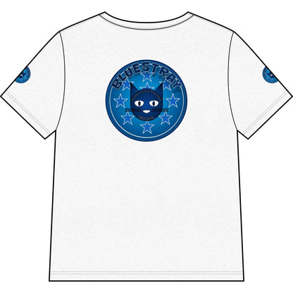 Bluestray Cat V-Neck Tee — Women's Graphic Cat Shirt