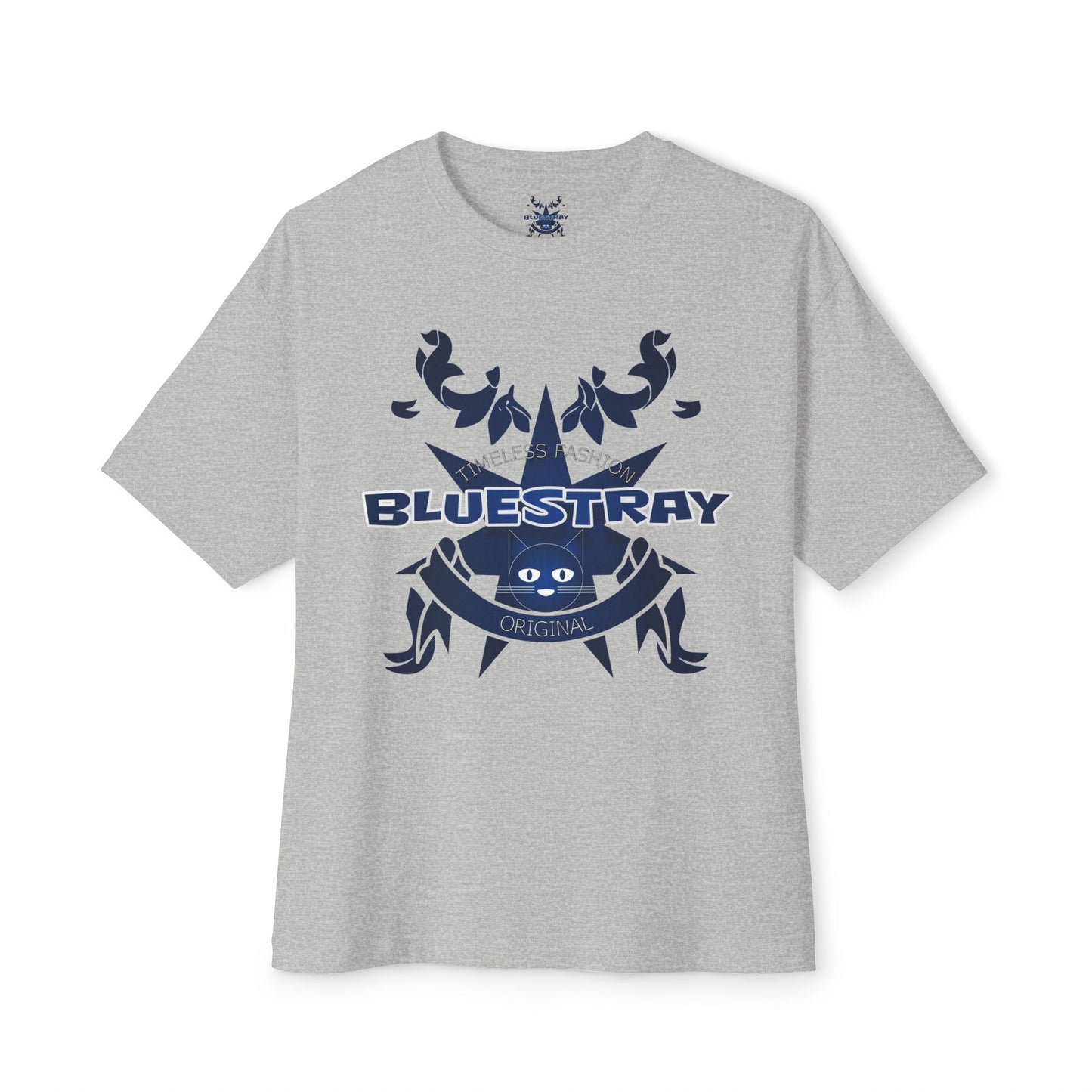 Bluestray Crab Graphic Tee — Oversized Boxy T‑Shirt