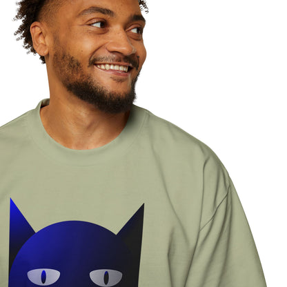Bluestray Cat Tee — Graphic Men's Oversized T-Shirt