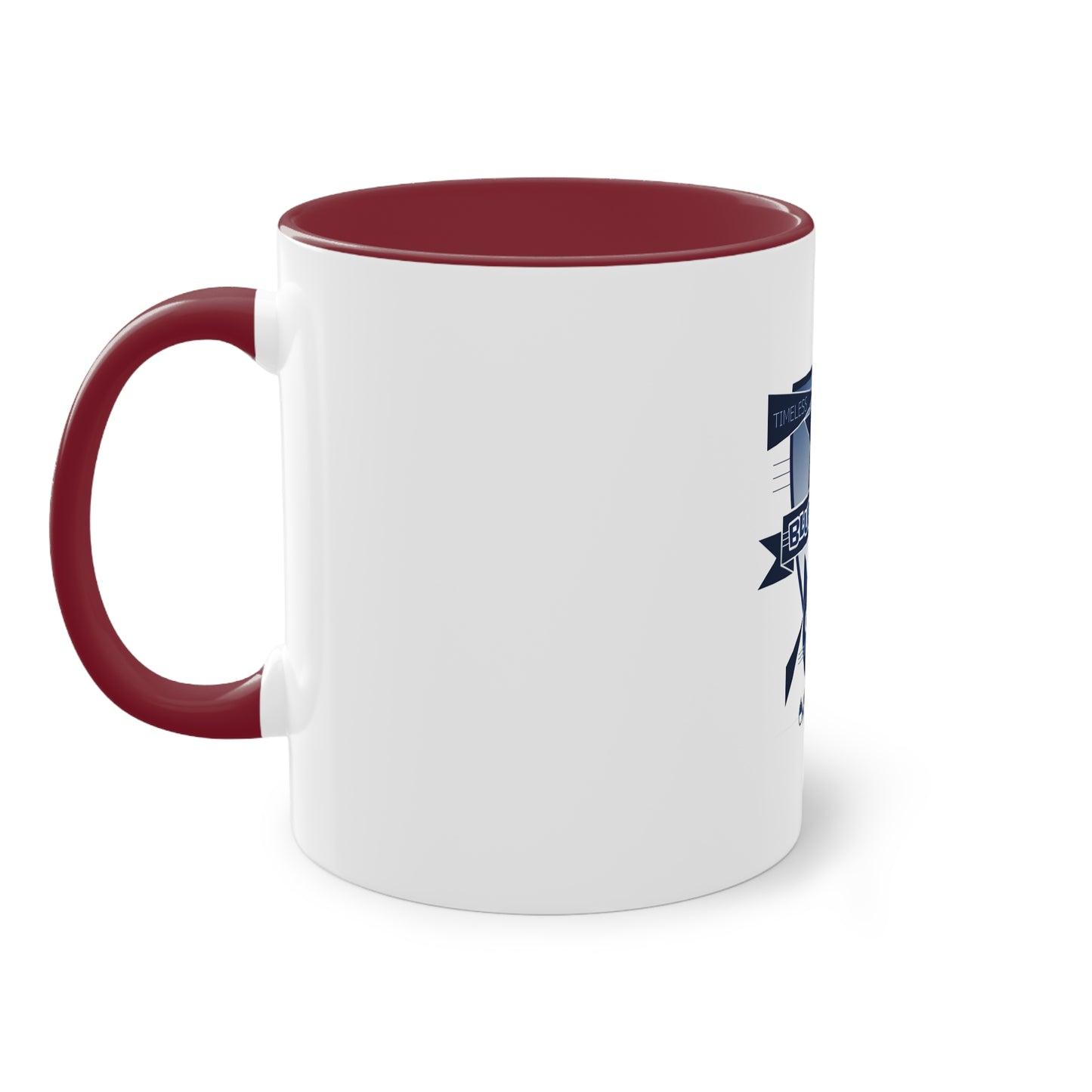 Bluestray Cat Crest Coffee Mug — Two-Tone 11oz