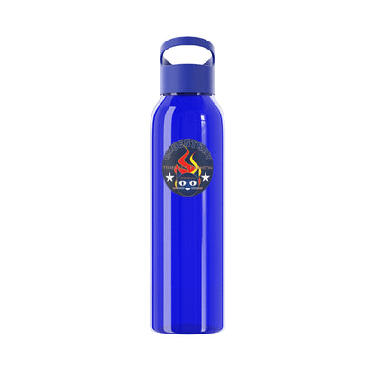 Sky Water Bottle — Clear Reusable Bottle with Nautical Bluestray Logo