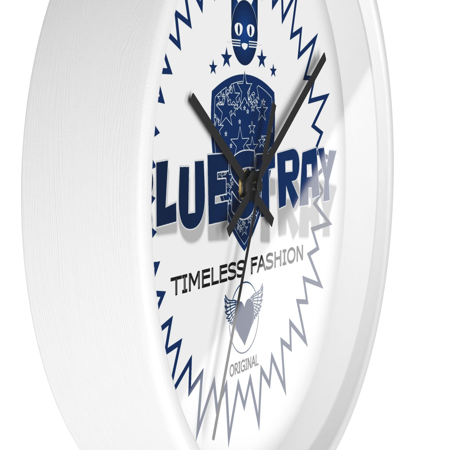 Bluestray Timeless Fashion Wall Clock — Modern Logo Decorative Clock