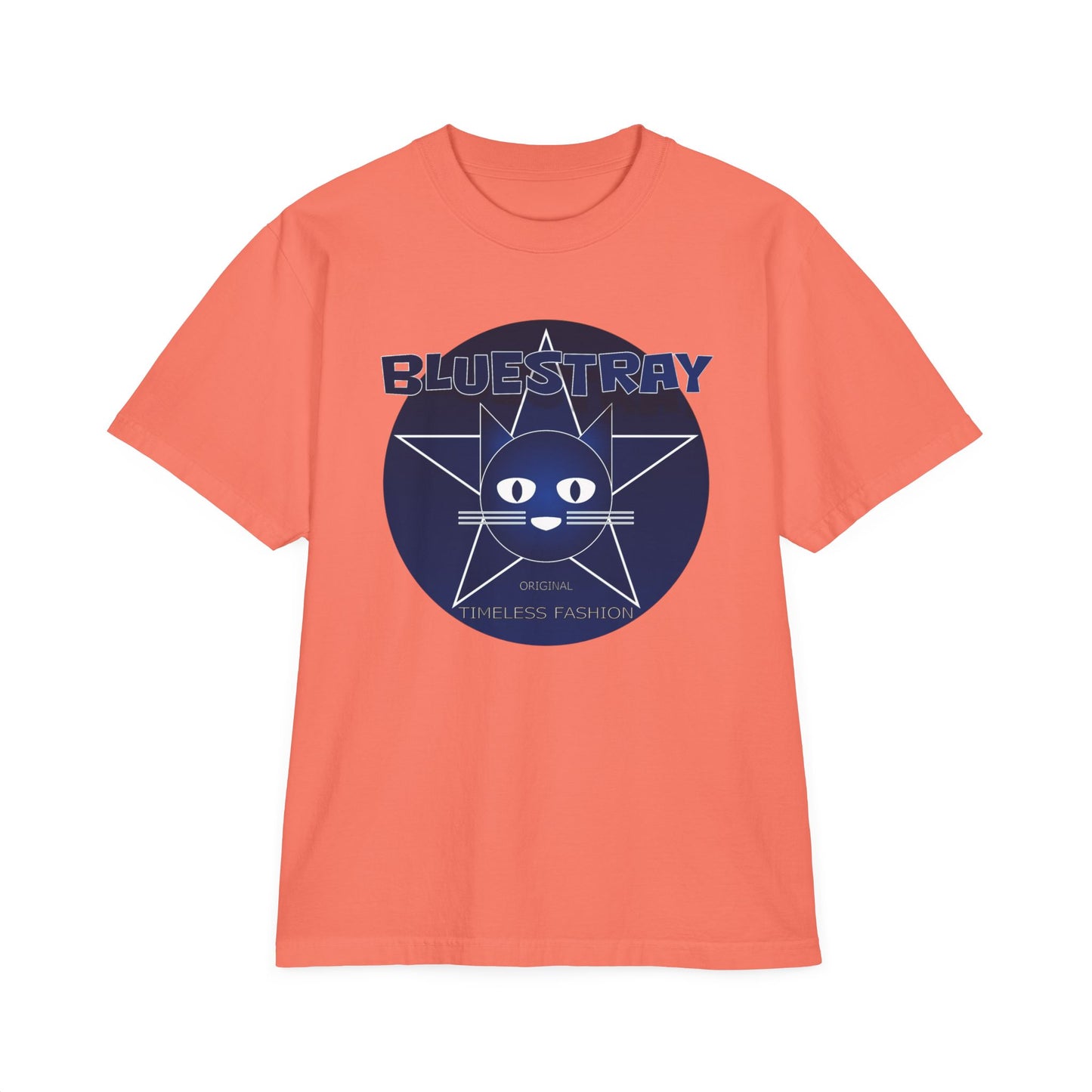 Bluestray Star Cat T-Shirt — Retro Graphic Tee
