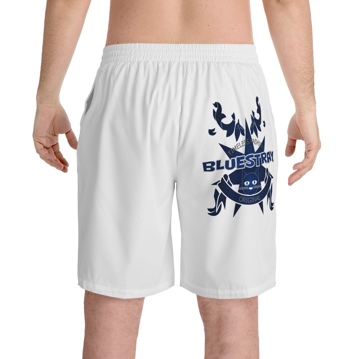 Beach Shorts — Bluestray Crab Logo Elastic Swim Trunks