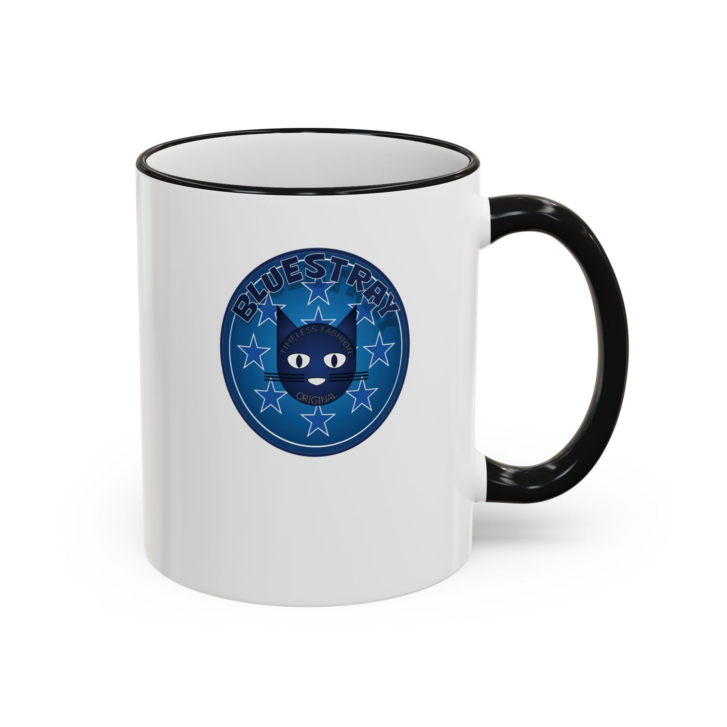 Bluestray Celtic Compass Accent Rim Mug — 11oz & 15oz Rustic Nautical Coffee Cup