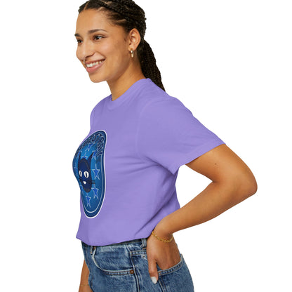 Bluestray Cat Graphic T-Shirt — Retro Star Emblem Tee