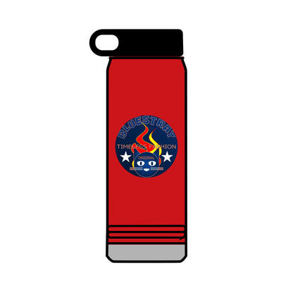 32oz Bluestray Water Bottle — Patriotic Flame Firefighter Emblem