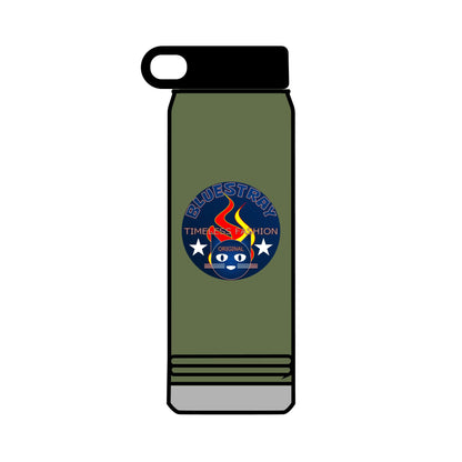 32oz Bluestray Water Bottle — Patriotic Flame Firefighter Emblem