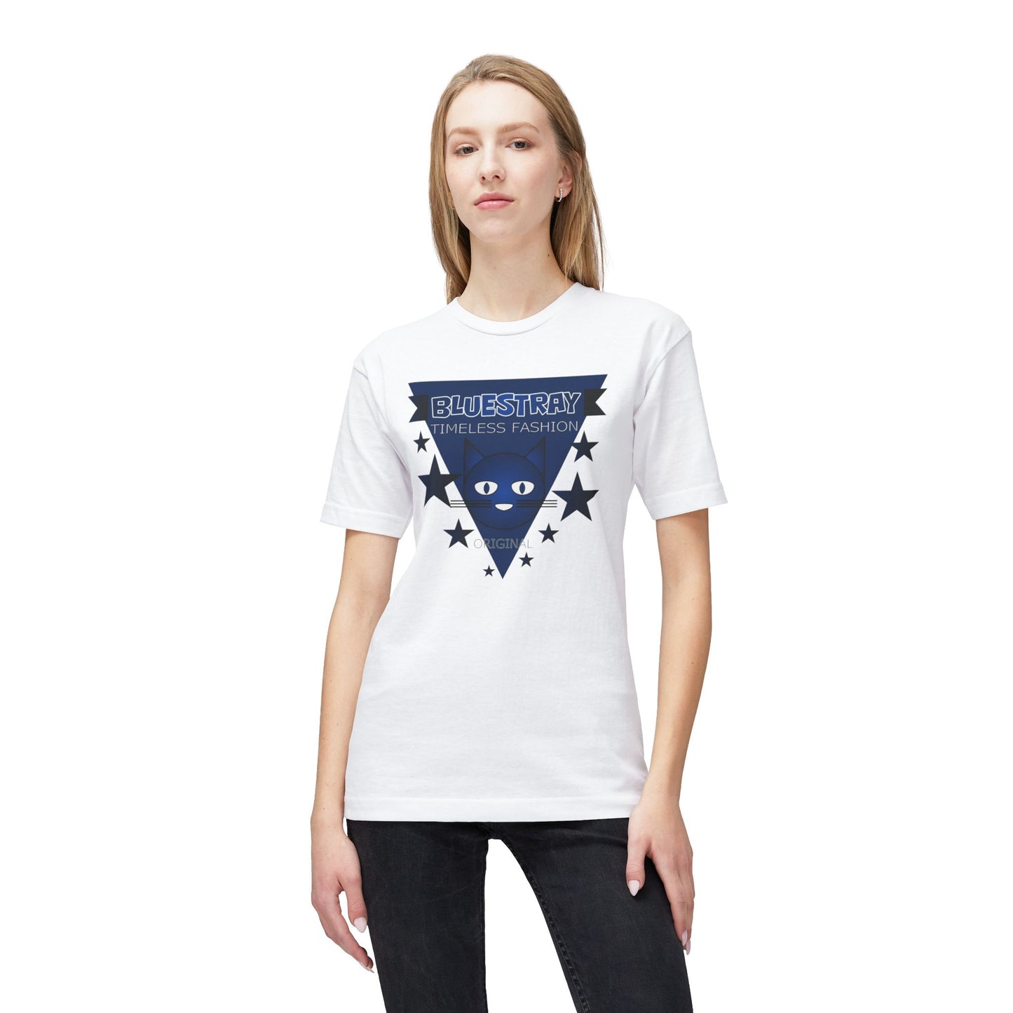 Bluestray Triangle Graphic T-Shirt — Timeless Fashion Cat Eyes Design