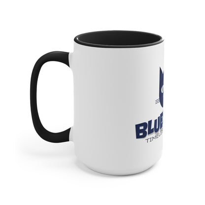 Accent Mug — Bluestray Cat Logo Coffee Cup