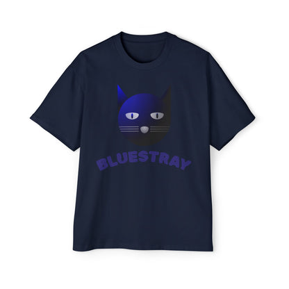 Bluestray Cat Tee — Graphic Men's Oversized T-Shirt