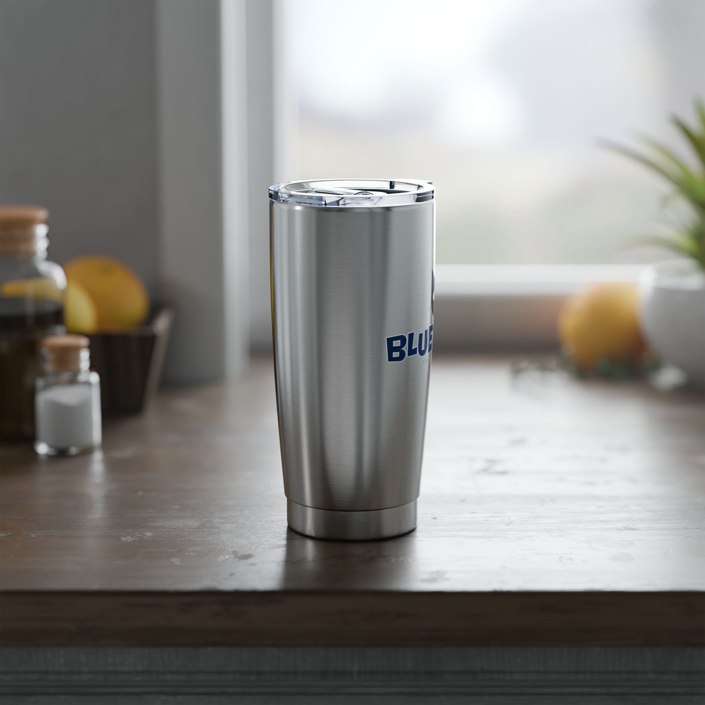 Bluestray Cat Logo Tumbler — 20oz Insulated Stainless Steel Travel Cup