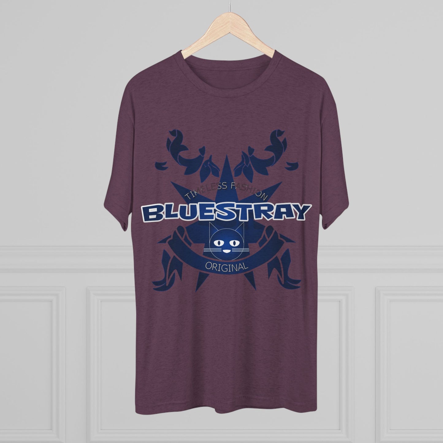 Bluestray Crab Graphic Tee — Nautical Cat Logo Short-Sleeve Shirt