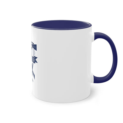 Bluestray Cat Crest Coffee Mug — Two-Tone 11oz