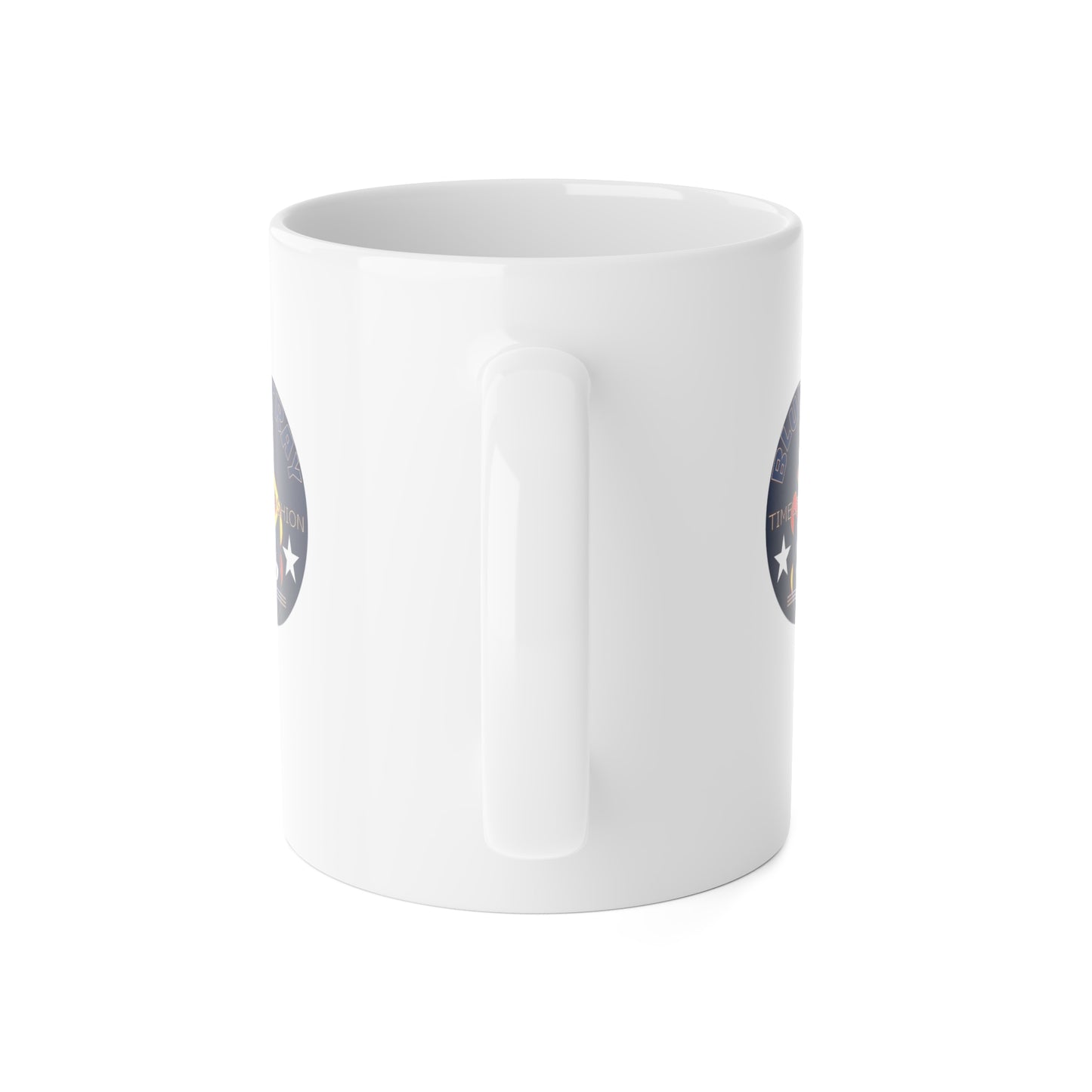 Bluestray Retro Flame Cat Ceramic Mug — 11oz Coffee Cup