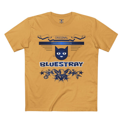 Bluestray Graphic Tee — Retro Cat Logo T-Shirt