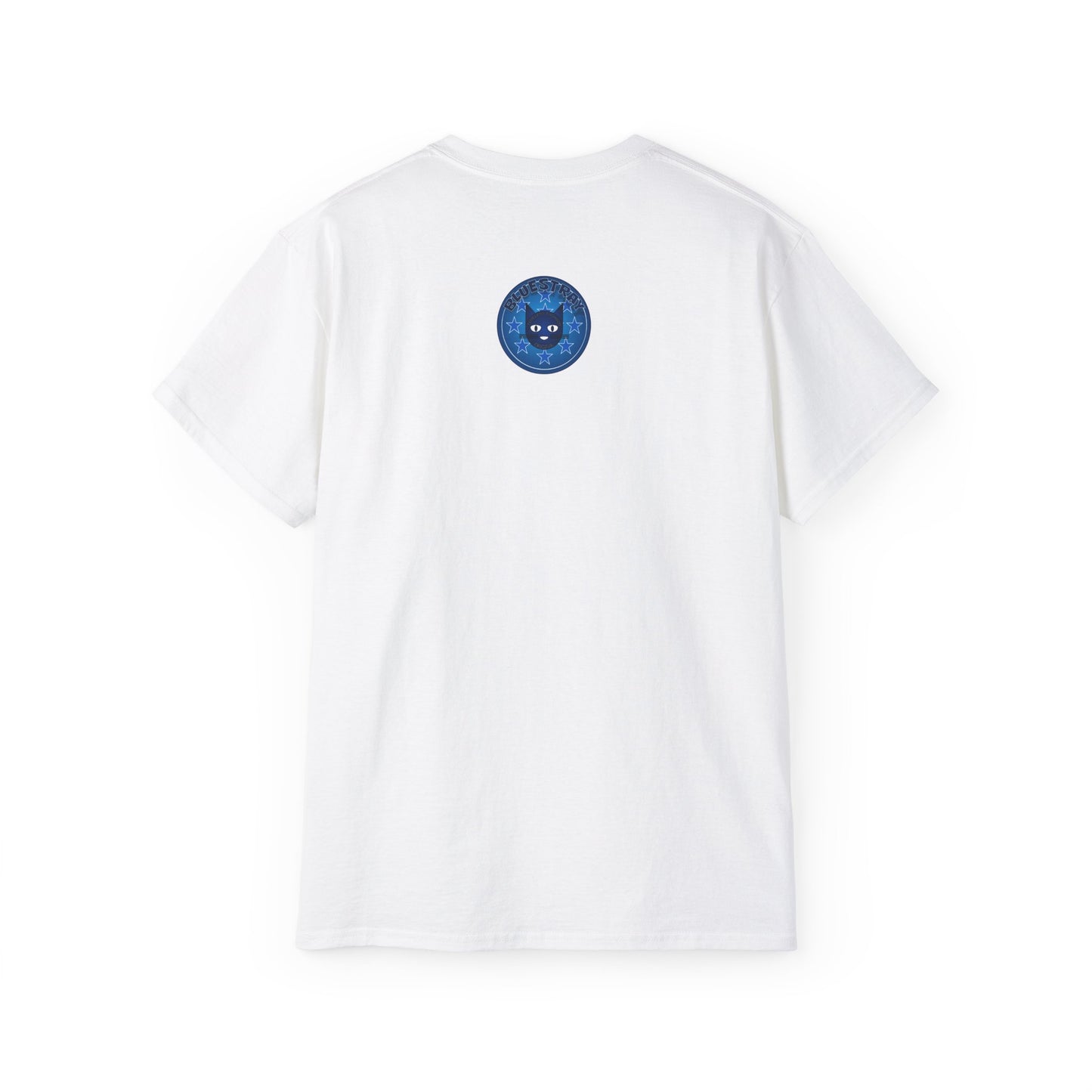 Bluestray Cat T‑Shirt — Blue Star Graphic Tee