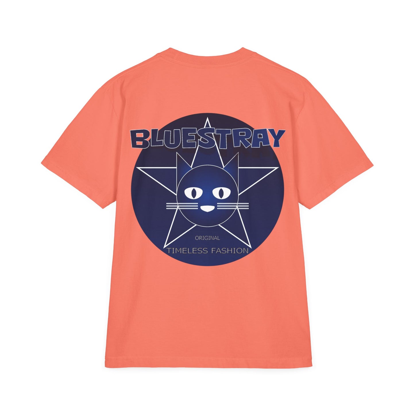 Bluestray Star Cat T-Shirt — Retro Graphic Tee