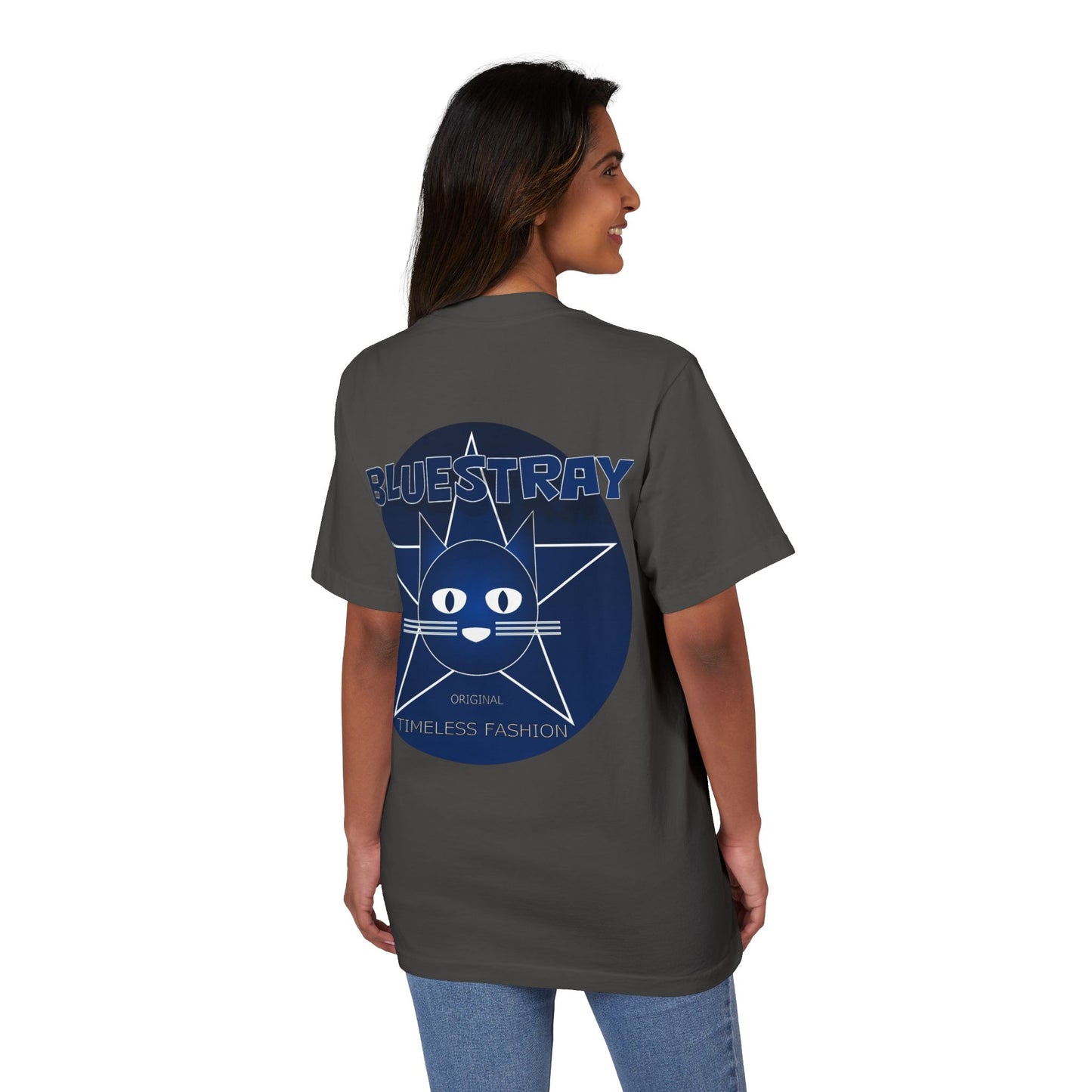 Bluestray Star Cat T-Shirt — Retro Graphic Tee