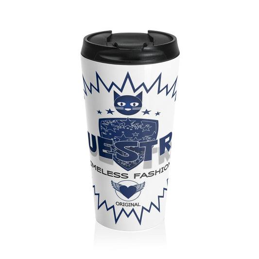 Travel Mug — Bluestray Cat Crest "Bluestro" Stainless Steel Tumbler